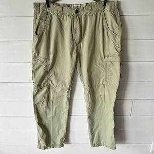 Field & Stream Cargo Pants Mens 38/32 Hiking Straight Leg Beige 2016 Line